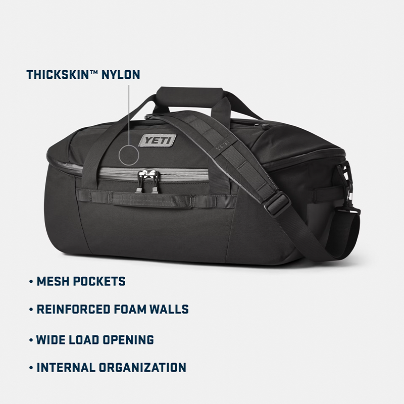 Crossroads 40L Duffel Bag, Black