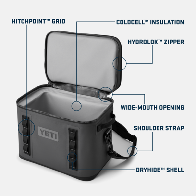 YETI Hopper Flip 18 Soft-Sided Cooler for Sale - Dryhide Shell YETI Hopper Flip 18 Soft-Sided Cooler for Sale - Dryhide Shell