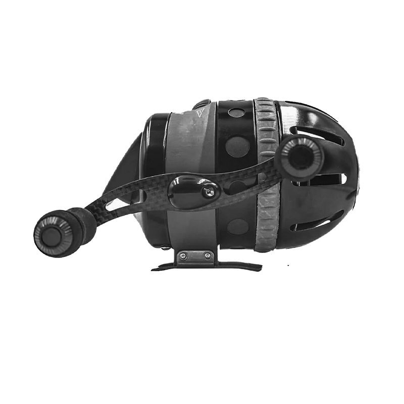bow fishing reel for turkeys SOPOGER Bowfishing Seat Mount spooled with 150 lb Cajun Screw-On Drum Bowfishing Reel