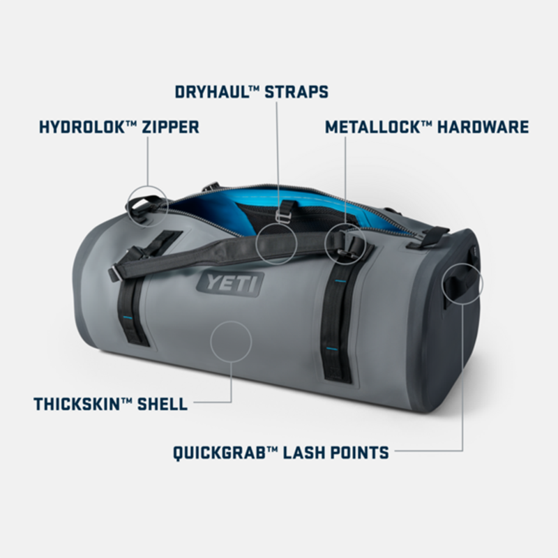 YETI Panga 75L Waterproof Duffel Storm Gray