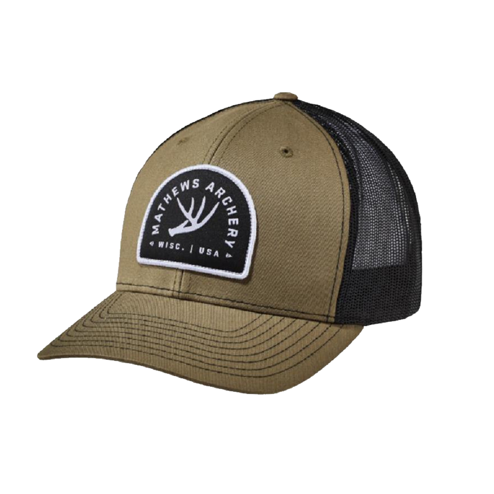 HORN GEAR Trucker Hat - Elk Hat Edition, Charcoal/Black, One Size